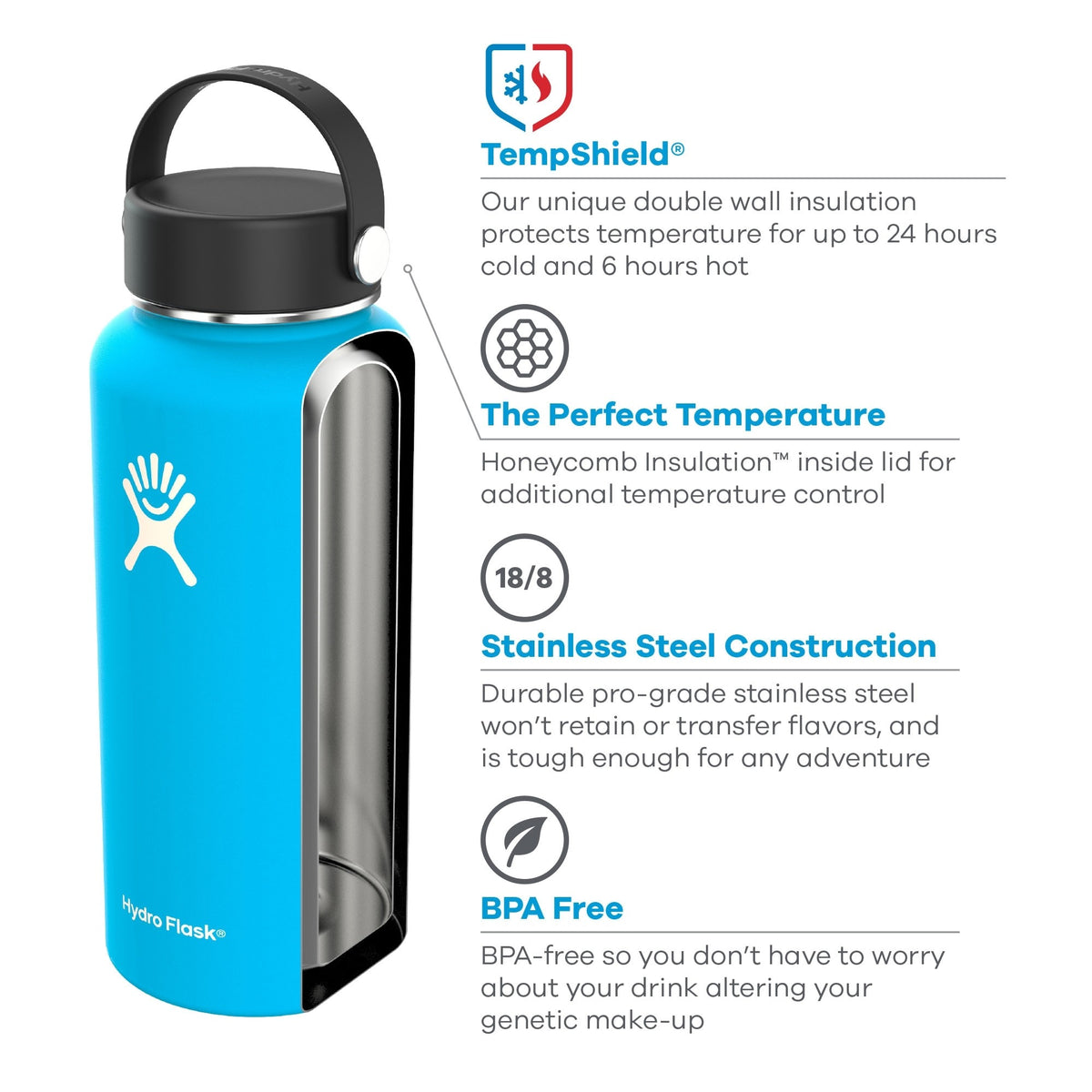 40 oz RMP Hydroflask – Rocky Mountain Paddleboard