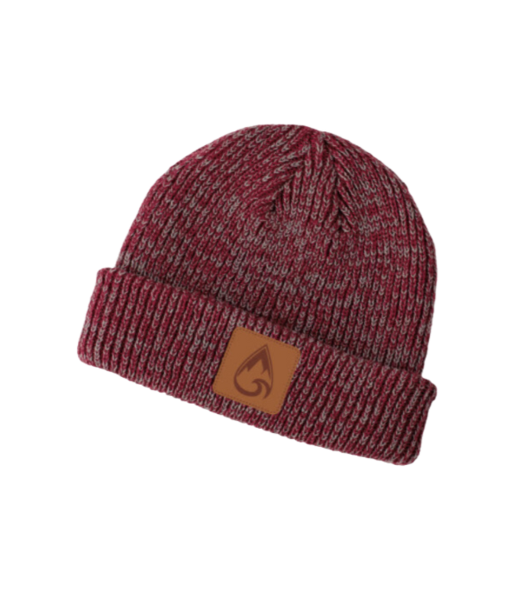 Beanie w/ Leather Patch