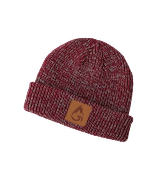 Beanie w/ Leather Patch